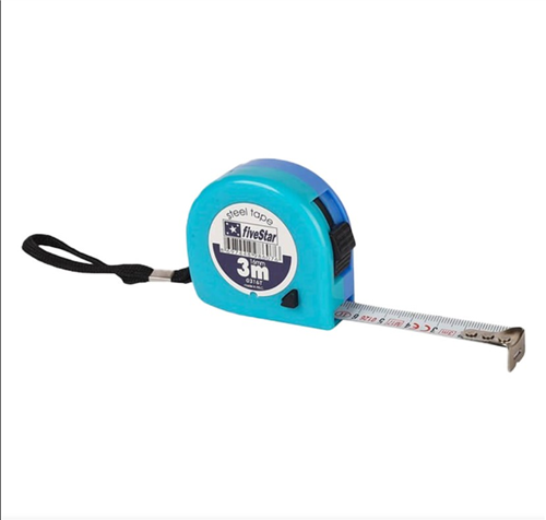 METRE ŞERİT 3 MT X 16 MM  FİVESTAR ( 12 AD )